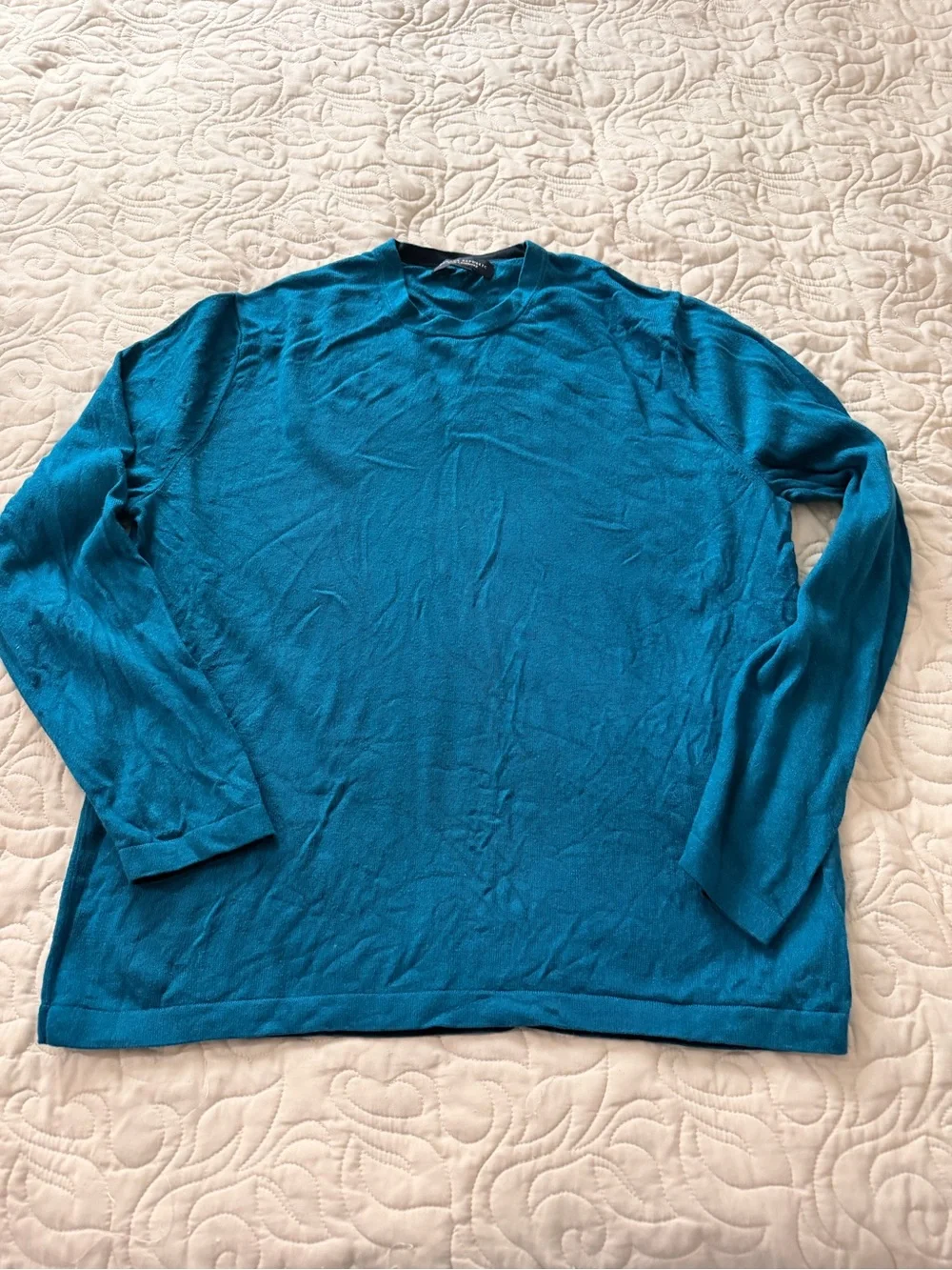 Banana Republic Silk Cashmere Long Sleeve Crewneck Sweater Size Large
